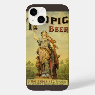 Vintage-Produktlabel-Kunst, Tropic Beer Gladiator Case-Mate iPhone Hülle