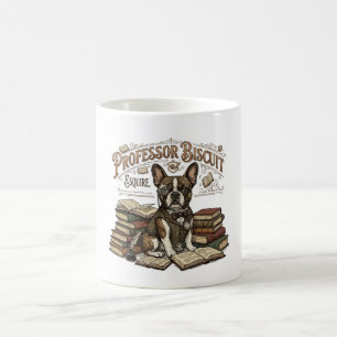 Vintage Professor Biscuit Frenchie Esquire  Kaffeetasse