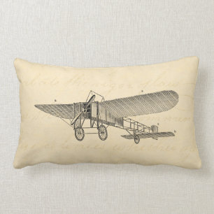 Vintage Propeller Flugzeug Retro Altes Propellerfl Lendenkissen