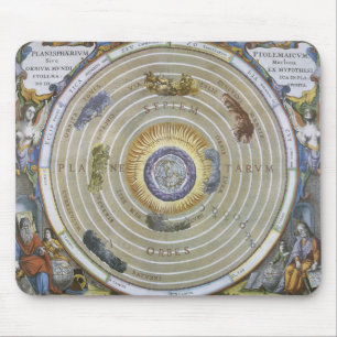 Vintage Ptolemäische Planisphäre von Andreas Cella Mousepad