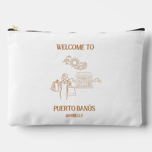 Vintage Puerto Banus Marbella Luxus Zubehörtasche