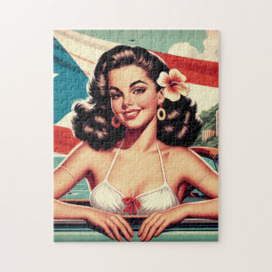 Vintage Puerto-Ricanerin Puzzle
