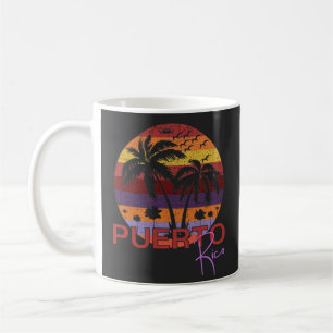 Vintage Puerto Rico Sommerstrand Kaffeetasse