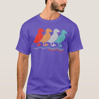 Vintage Puffin Bird Seabird Puffers T-Shirt