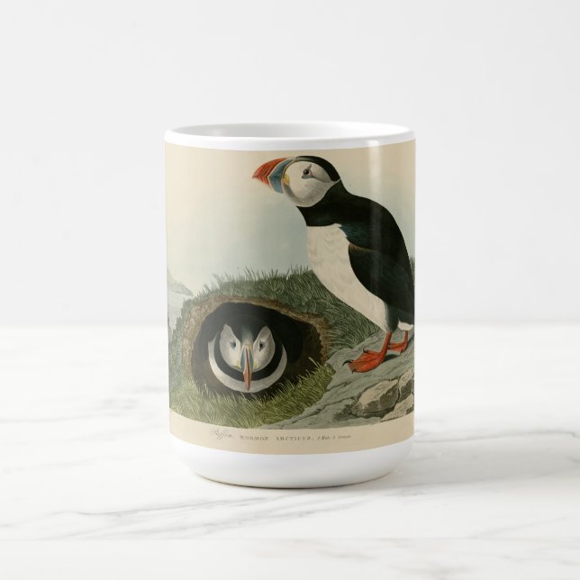 Vintage PuffsIllustration Kaffeetasse (Mittel)