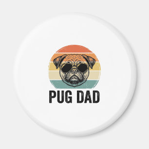Vintage-Pug-Vater-Gravur-Hundefreund-Design_1 Magnet