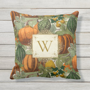 Vintage Pumpkins und Gourds-Kissen Kissen