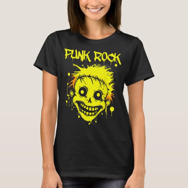 Vintage Punk Rock Concert  Punk T-Shirt (Vorderseite)