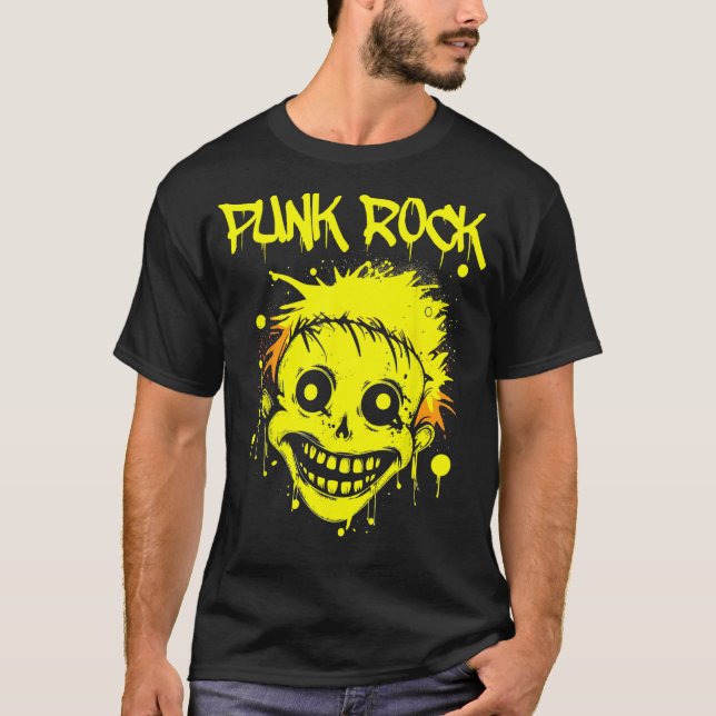 Vintage Punk Rock Concert  Punk T-Shirt (Vorderseite)