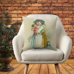 Vintage Puppen für kleine Mädchen mit pausbäckchen Kissen