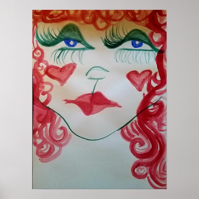 Vintage Puppen Vibes Poster (Vorne)