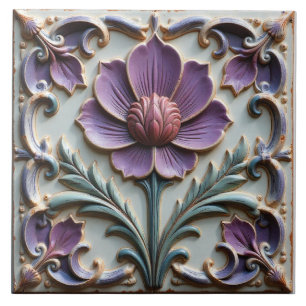 Vintage Purple Majesty Fliese