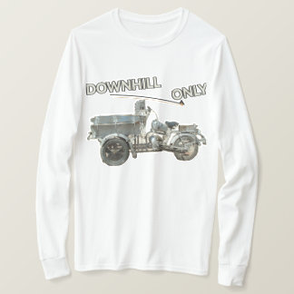 Vintage-Push-Me-Fahrzeug Herren Langarmshirt T-Shirt