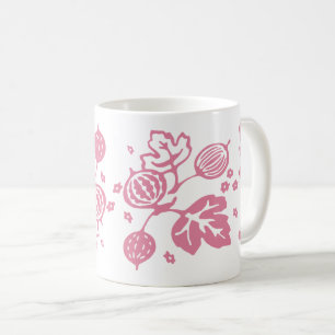 Vintage Pyrex-Muster - Gooseberry Pink Tasse