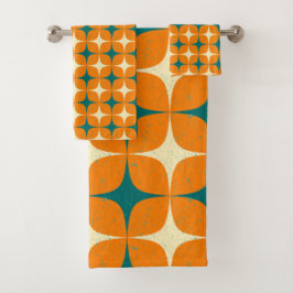 Vintage Quadrate Badhandtuch Set