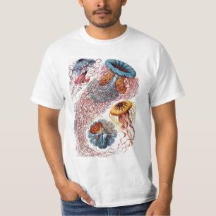 Vintage Qualle von Ernst Haeckel, Discomedusae T-Shirt