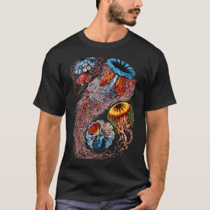 Vintage Quallen von Ernst Haeckel T-Shirt