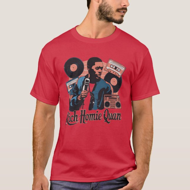 Vintage Quan Vibes Junge T-Shirt (Vorderseite)