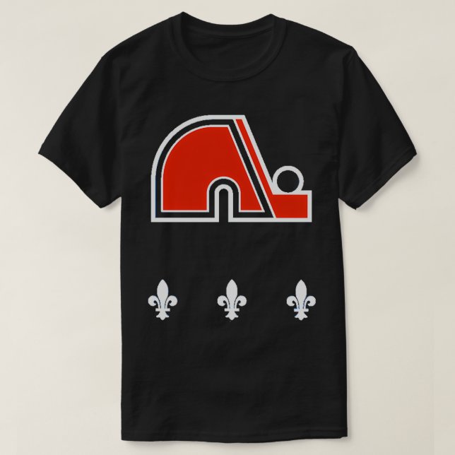 Vintage Quebec-Hockey-Retro-Nordiques T-Shirt (Design vorne)