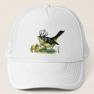 Vintage Queen Bird Valentinstag Geschenk Truckerkappe