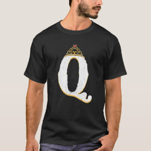 Vintage Queen mit Crosstrainer Kartenspiel Poker T-Shirt