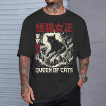 Vintage Queen of Cats Schwarze Monsterkatze Japan