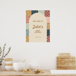 Vintage-Quilt-Baby-Shower Poster