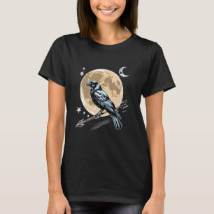 Vintage-Rabe abgenutztes Look-Vogel-T-Shirt Männer T-Shirt