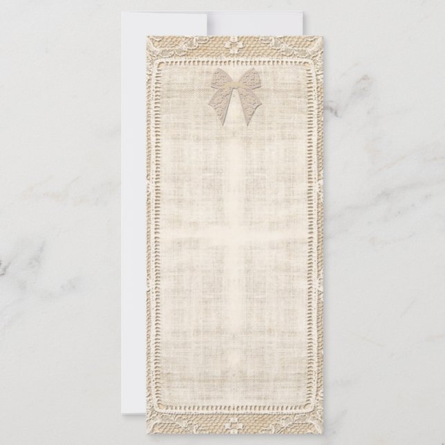 Vintage Rackkarte (Vorderseite)