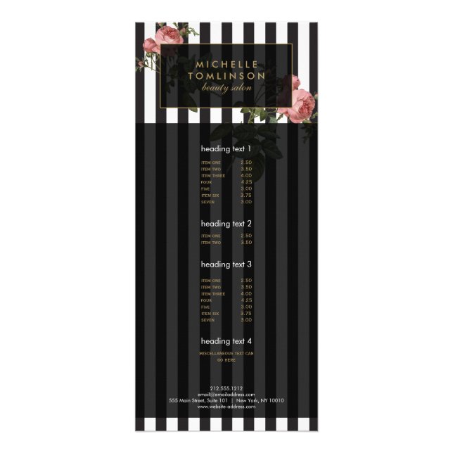 Vintage Rackkarte für den blumengeschliffenen Salo Werbekarte (Vorne)