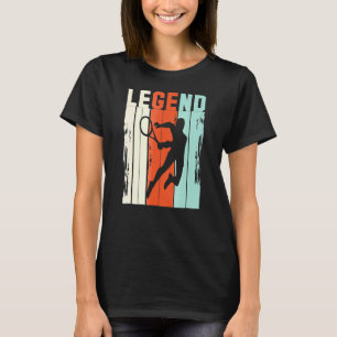 Vintage-Racquet-Tennis-Tennisspieler T-Shirt