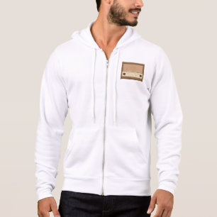 Vintage-Radio aus Holz von 1940er Retro Hoodie