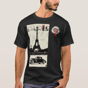 vintage Radio Auto Paris Europa Klassiker T-Shirt