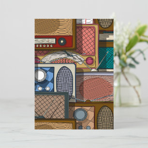 Vintage Radios Einladung