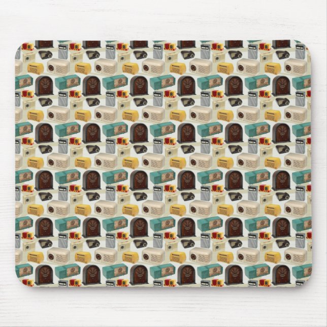 Vintage Radios Mousepad (Vorne)