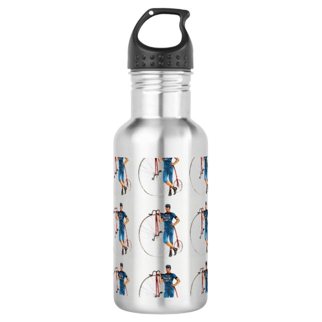 Vintage Radmeisterschaft Trinkflasche (Vorderseite)