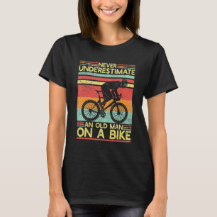 Vintage-Radsport Unterschätze niemals einen alten T-Shirt