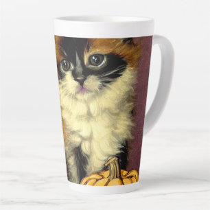 Vintage-Ragdoll-Halloween-Katze Milchtasse