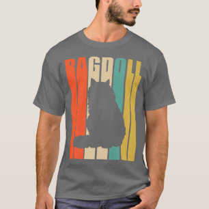 Vintage Ragdoll Retro Katze Feline Kitty Katzenlie T-Shirt