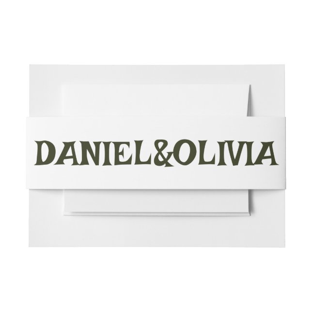 Vintage Rahmen Ethnic Motif Wedding Einladungsbanderole (Vorderseite Beispiel)