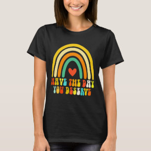 Vintage Rainbow Cute Motivational Quote T-Shirt