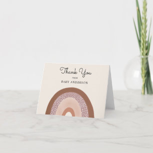 Vintage-Rainbow-Girl-Baby-Shower-Dankeskarten-Post Karte