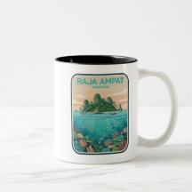 Vintage Raja Ampat Indonesien Korallenriff Tauchku