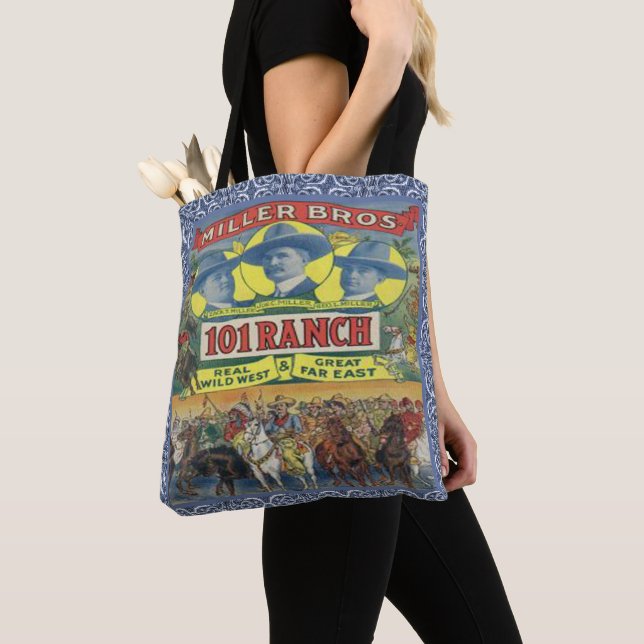 Vintage Ranch-Cowboy-Taschen-Tasche des (Von Nahem)