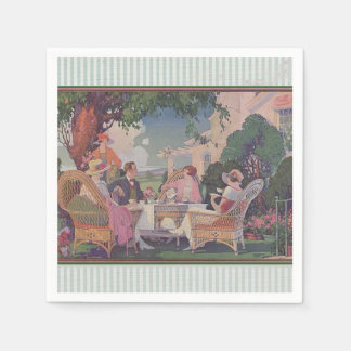 Vintage-Rasennapkins für Cocktailpartys Serviette