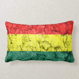Vintage rasta Flagge Lendenkissen