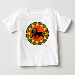 Vintage Rasta Reggae Löwe Baby T-shirt