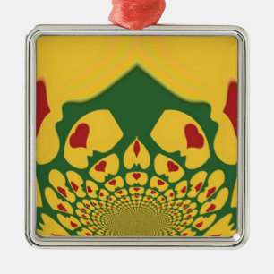 Vintage Rastas Color One Hakuna Matata.jpg Silbernes Ornament