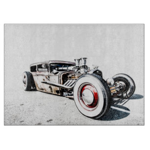 Vintage-Rat-Rod-Schneidbretter Schneidebrett