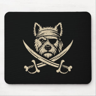 Vintage Rate West Highland White Terrier Crossbone Mousepad